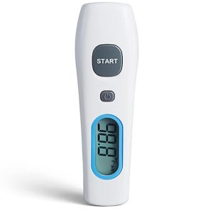 Digital Forehead Thermometer for Adults and Kids, Touchless No Contact Infrared Temperature Sensor, Professional and Home Use, Model THD2FE